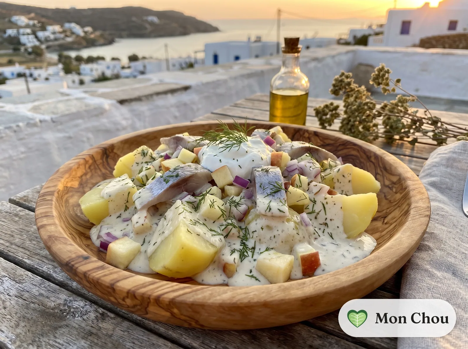 Creamed Matjes herring with potatoes