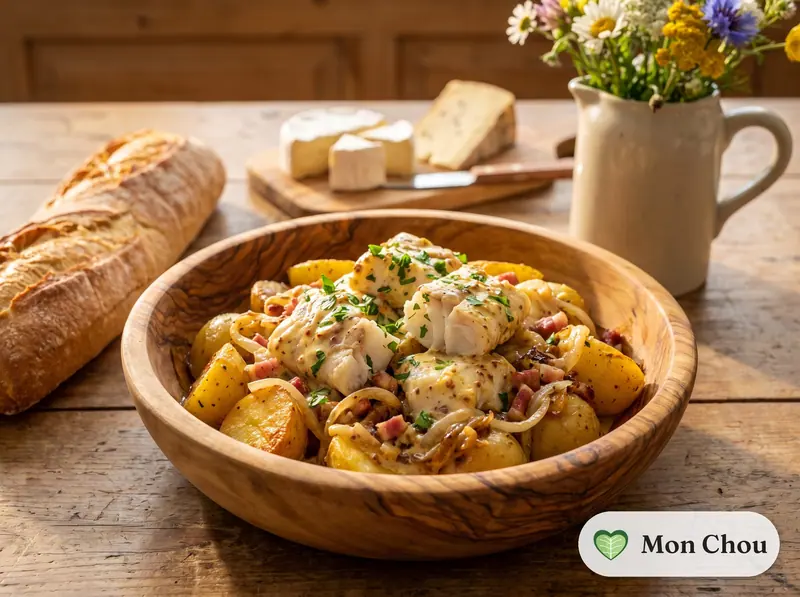 Pannfisch de Hambourg, sauce moutarde