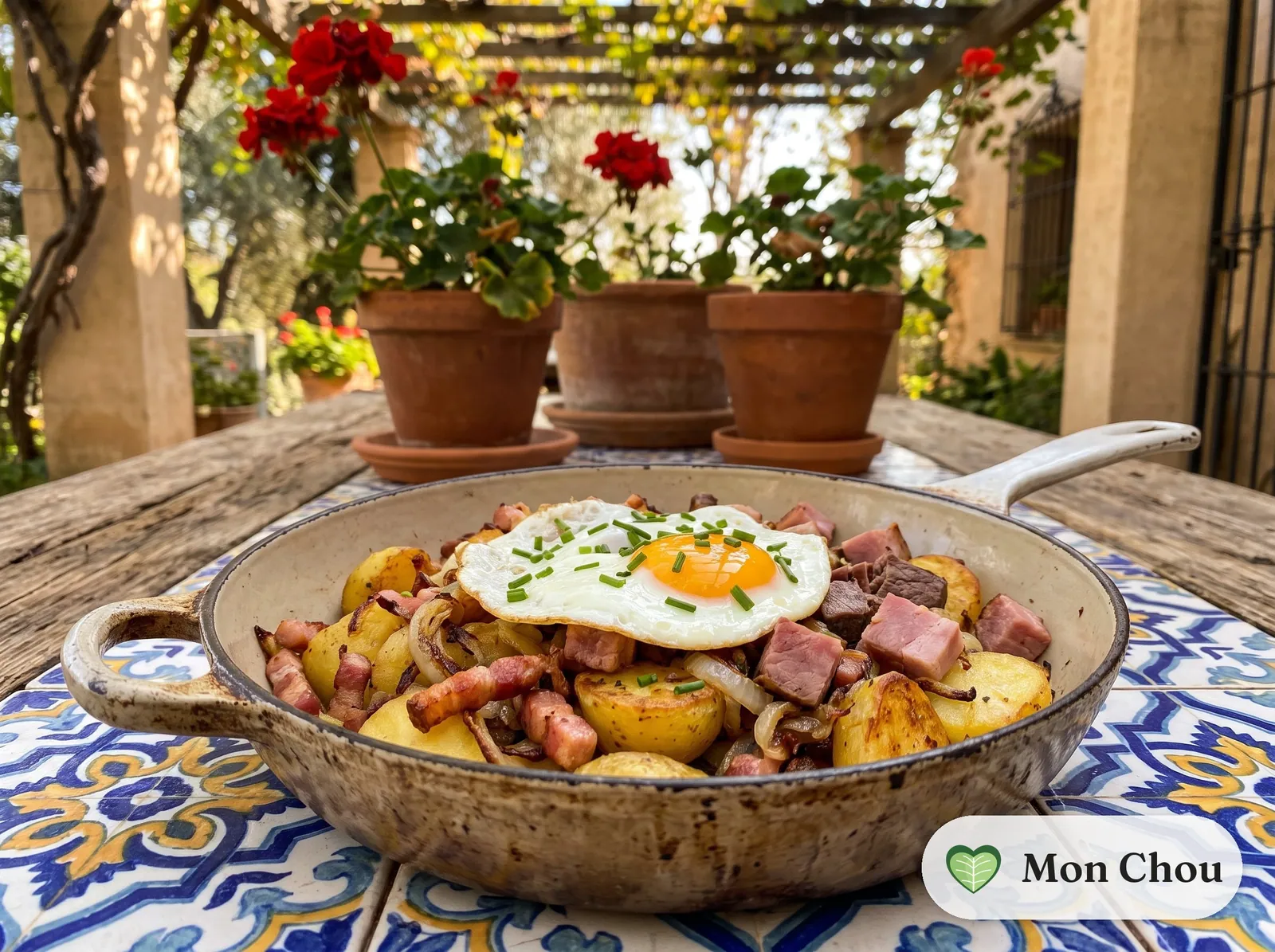 Tiroler Gröstl et œuf au plat