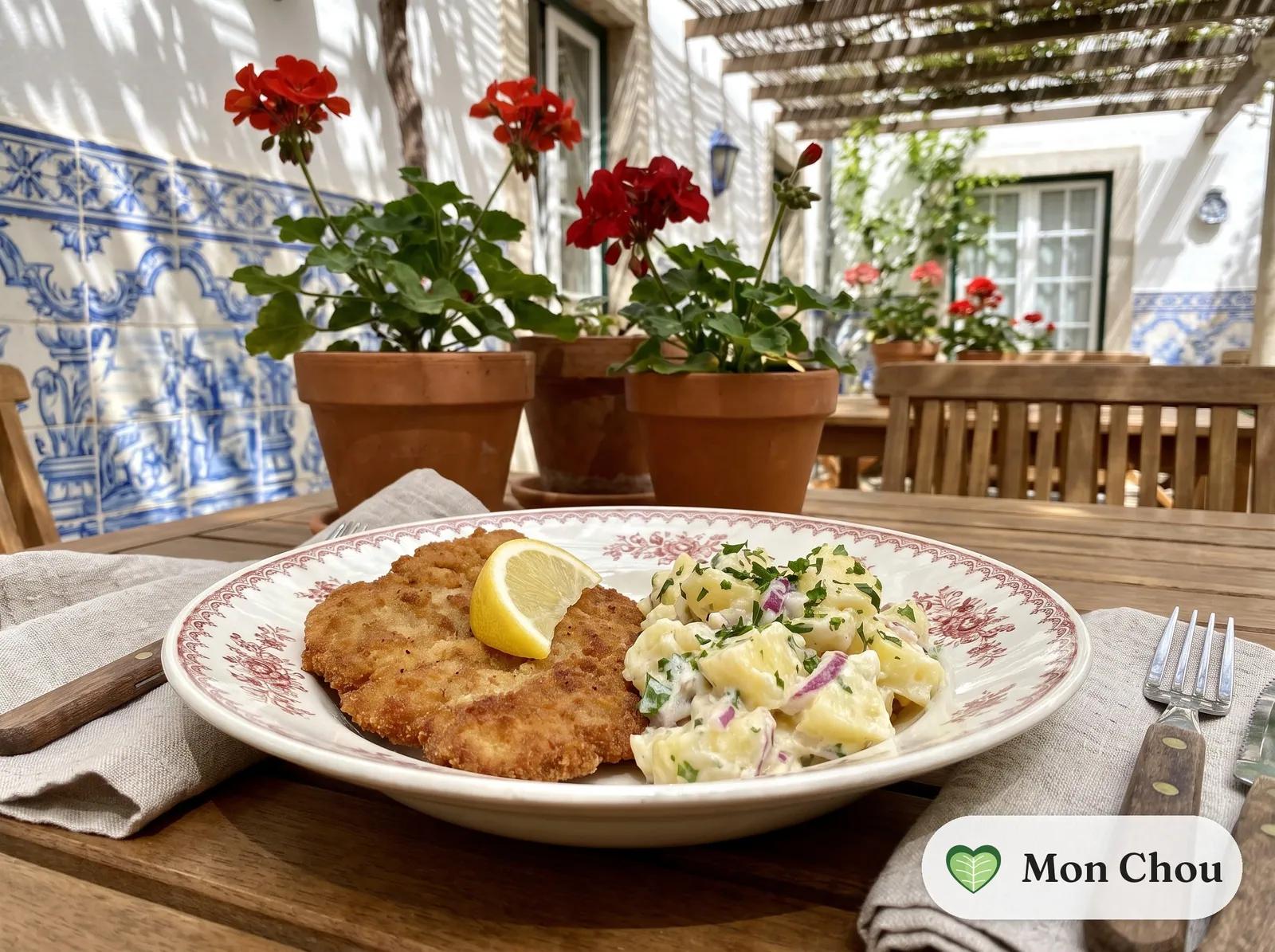 Wiener Schnitzel with warm potato salad