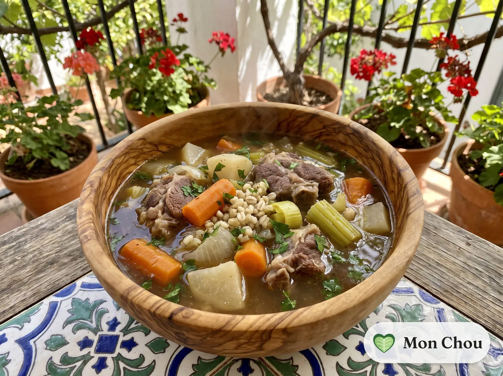 Scotch Broth mit Brot