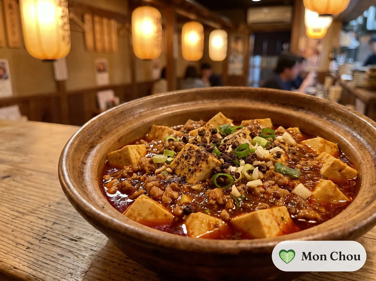 Mapo Tofu mit Hackfleisch und Reis
