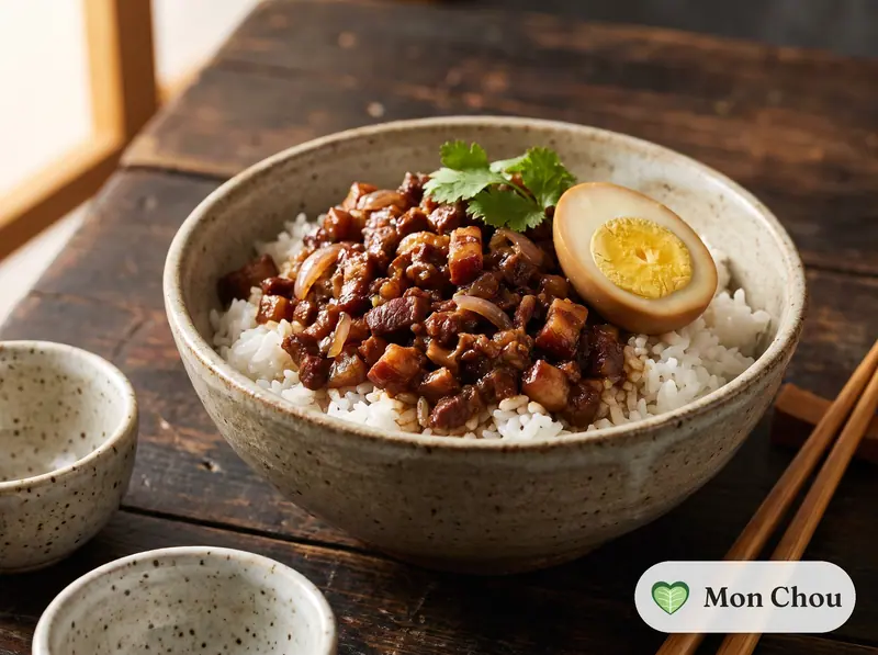Riz au porc braisé taïwanais
