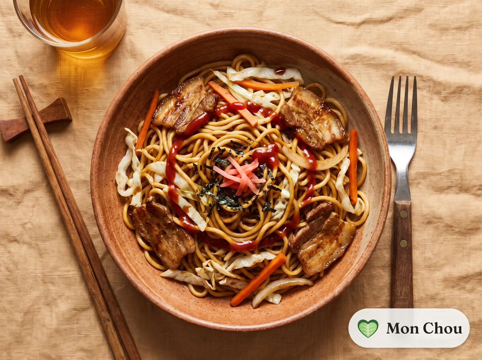 Yakisoba au porc