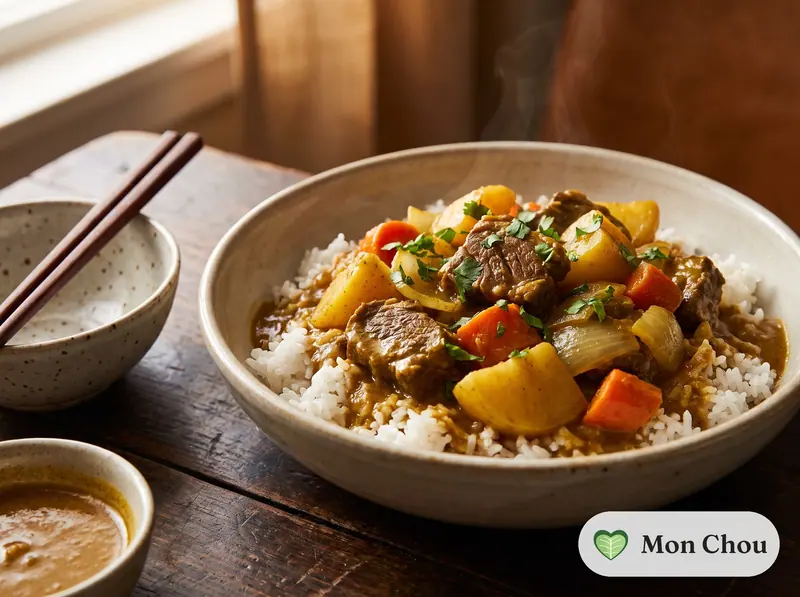 Hong Kong style beef curry with rice