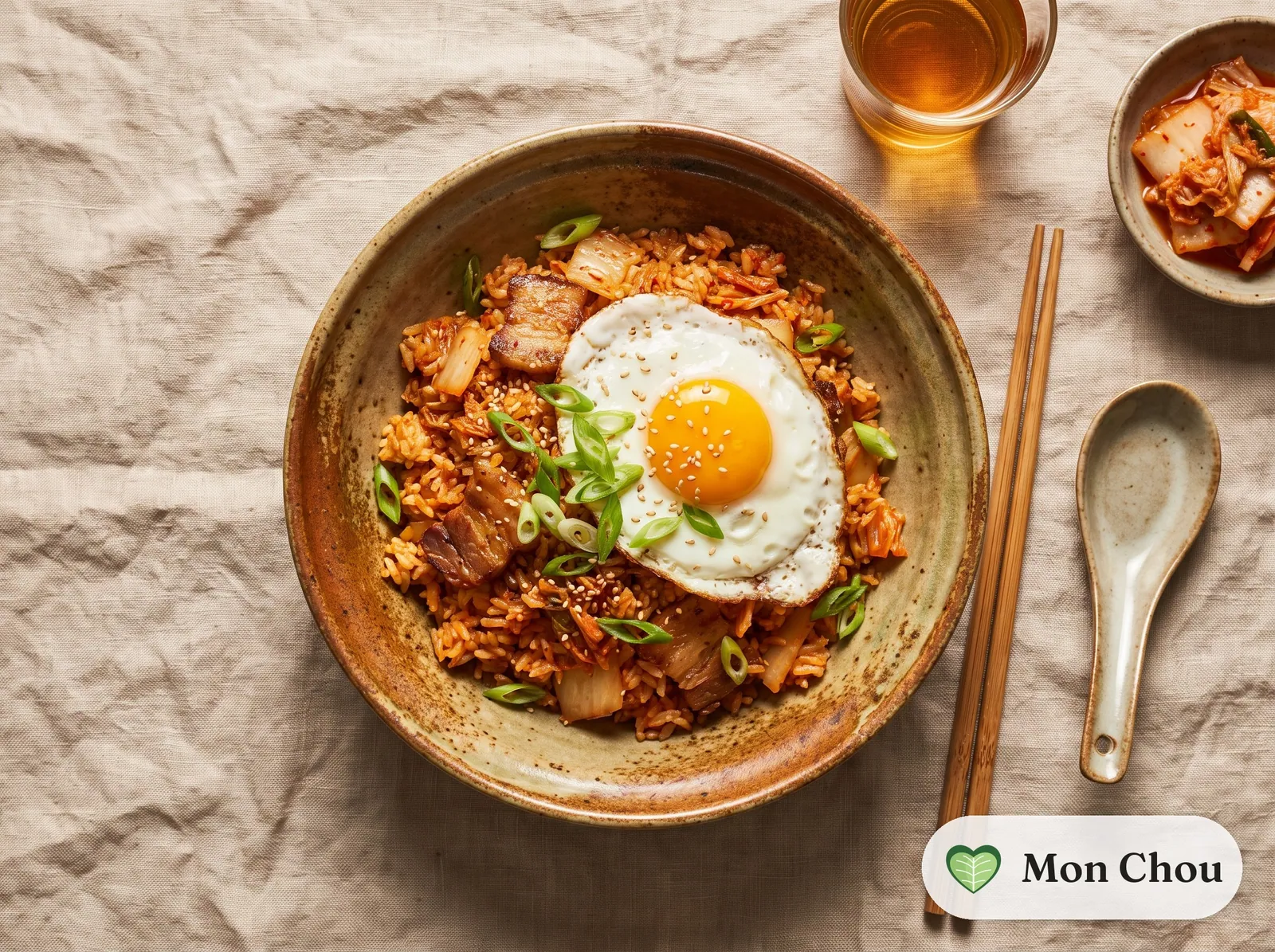 Pork kimchi fried rice