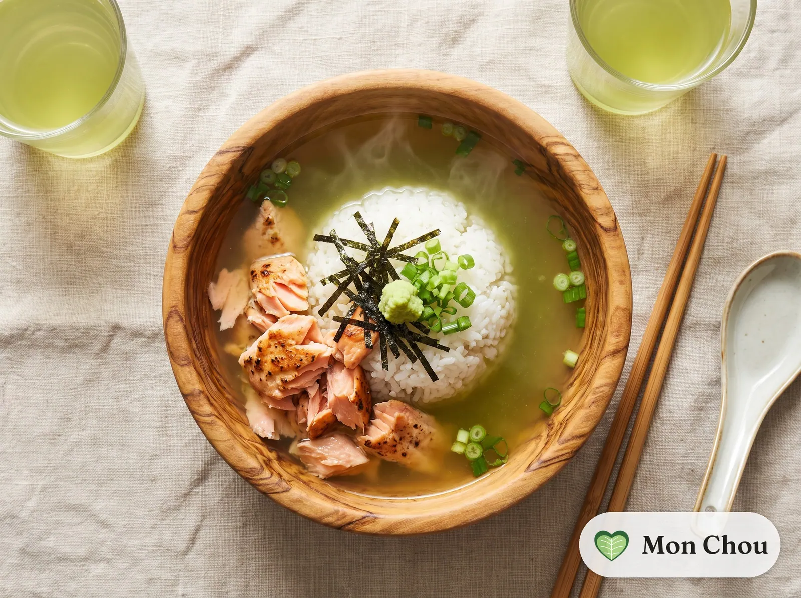 Ochazuke au saumon