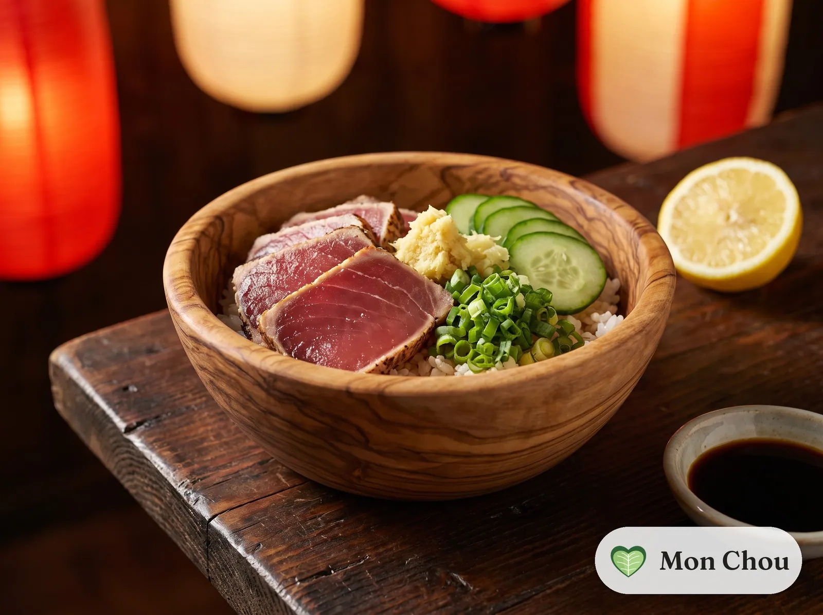 Thunfisch Tataki mit Reis
