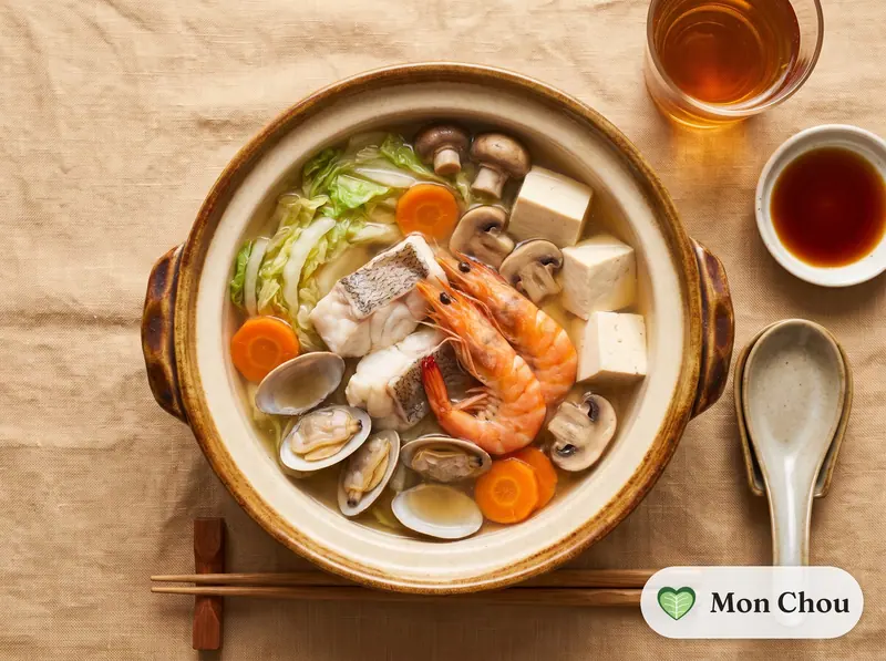 Yosenabe aux fruits de mer