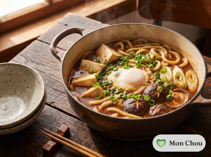 Miso nikomi udon