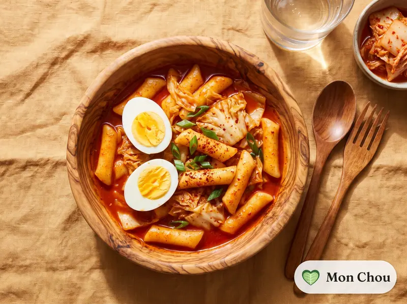 Tteokbokki aux œufs durs