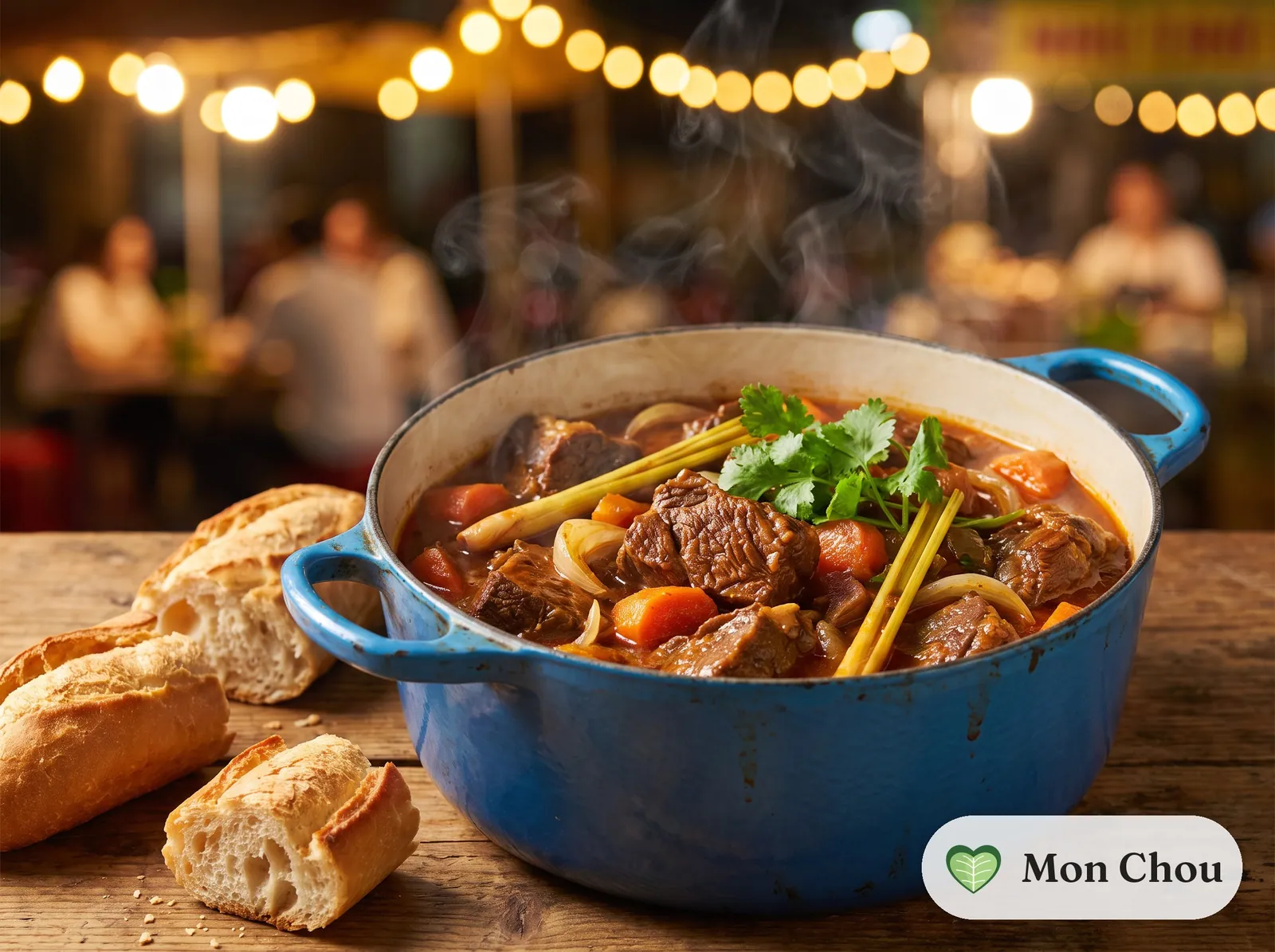 Bò kho with baguette