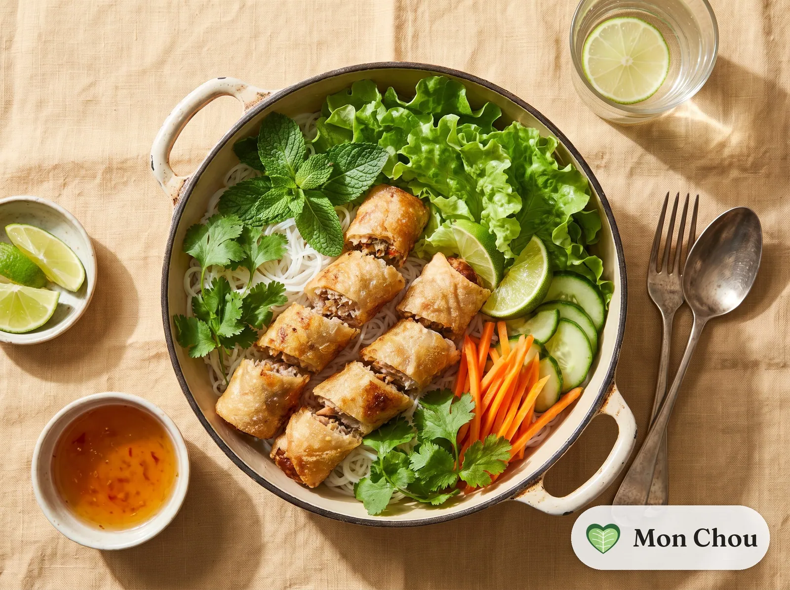 Bún nem au porc