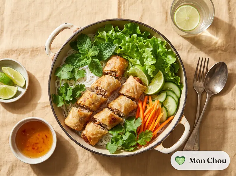 Bún nem au porc