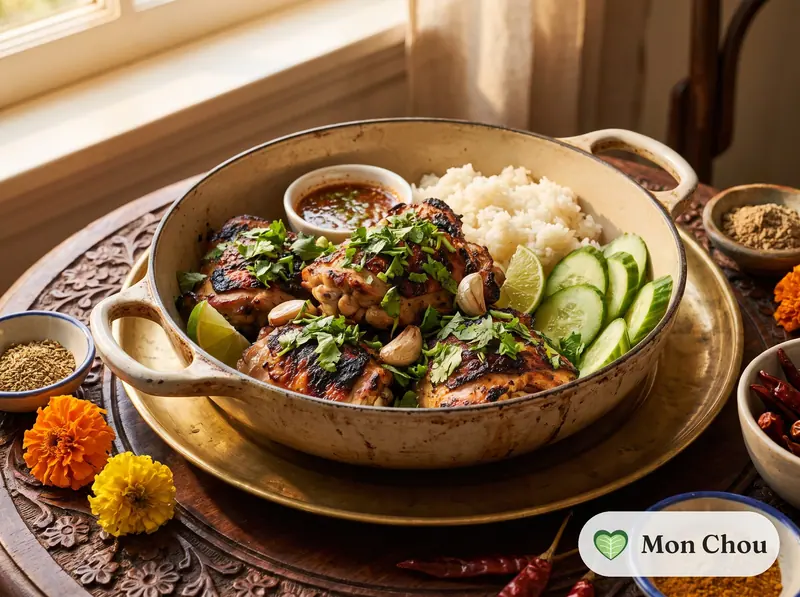 Gai yang et riz gluant
