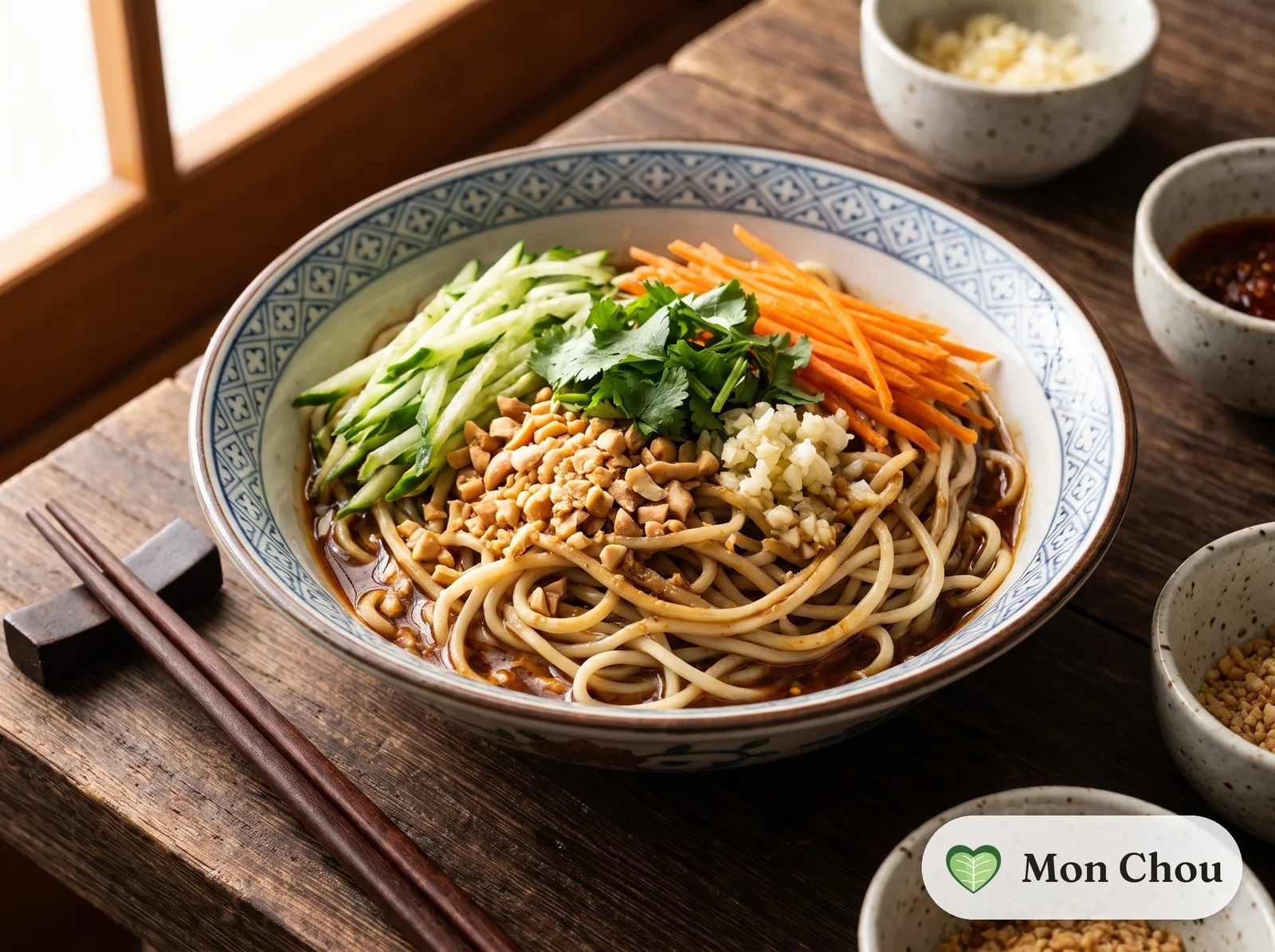 Taiwanese cold sesame noodles