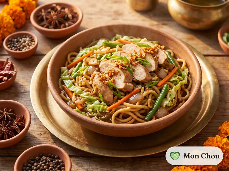 Pancit canton au poulet