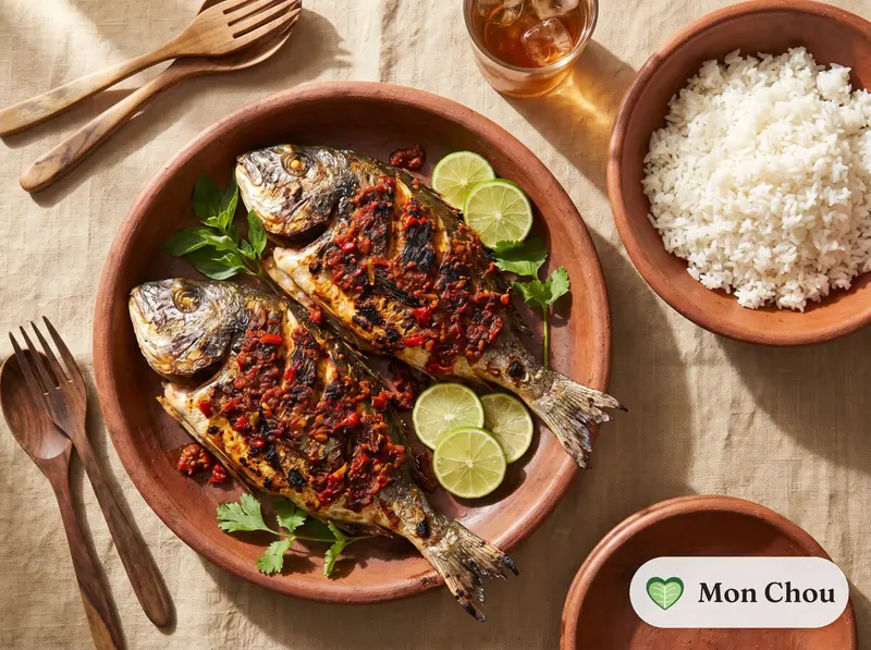 Ikan bakar et riz