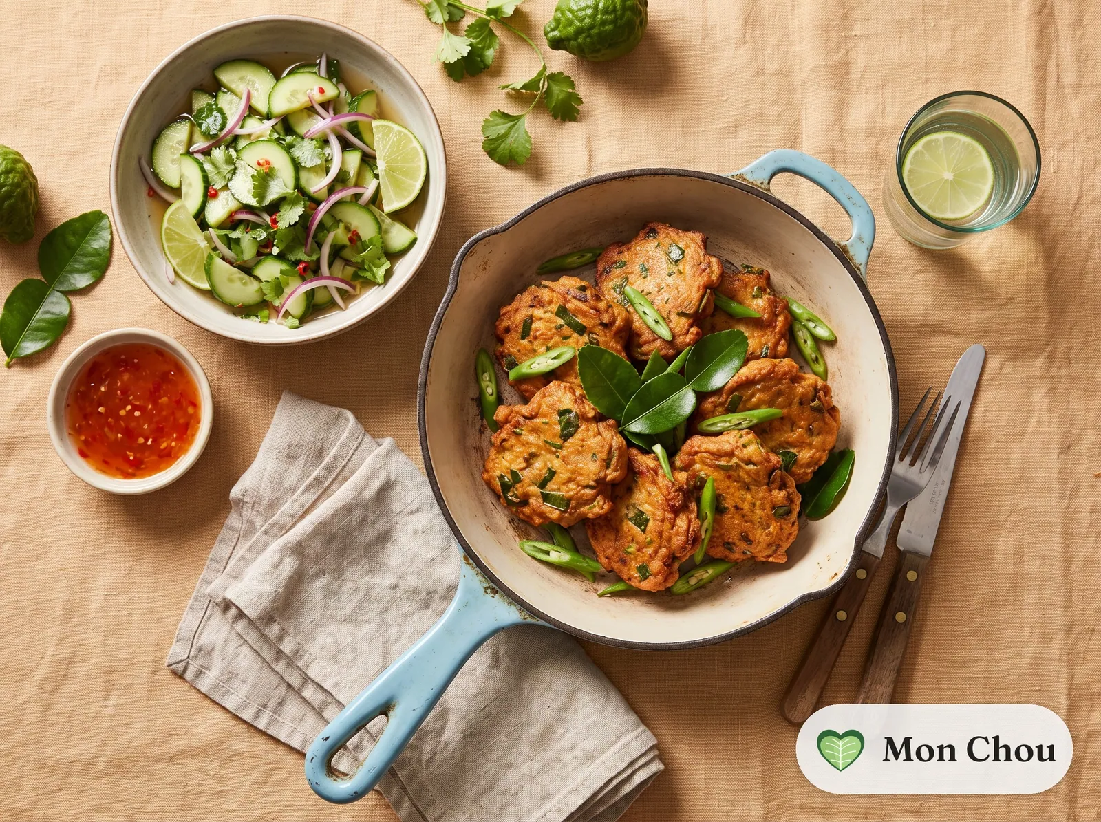 Tod man pla et salade de concombre
