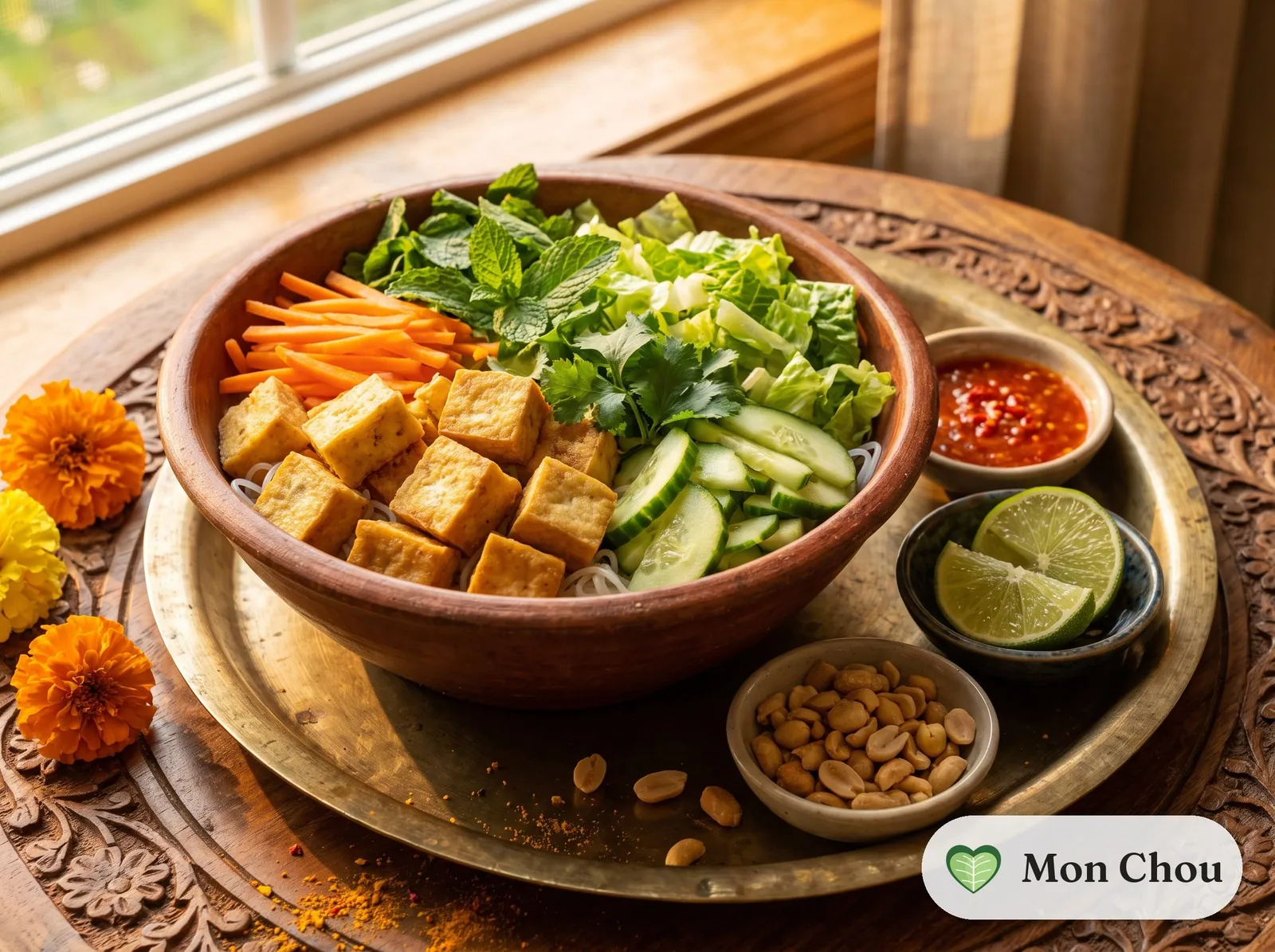 Bún chay au tofu