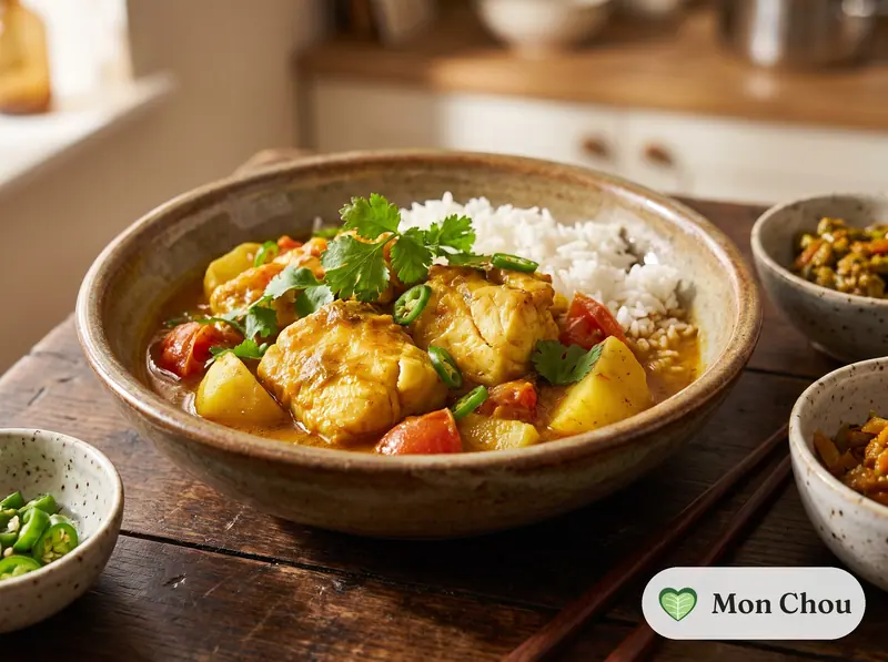 Machher jhol et riz