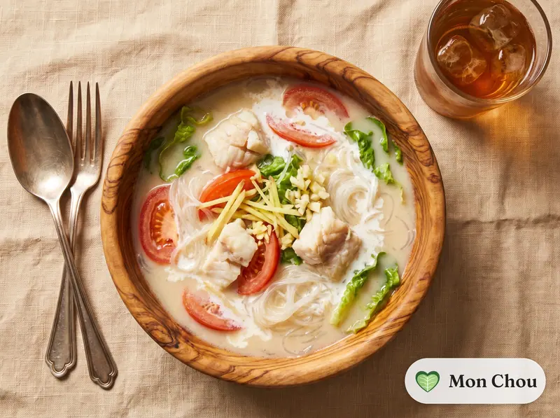 Soupe de poisson aux vermicelles