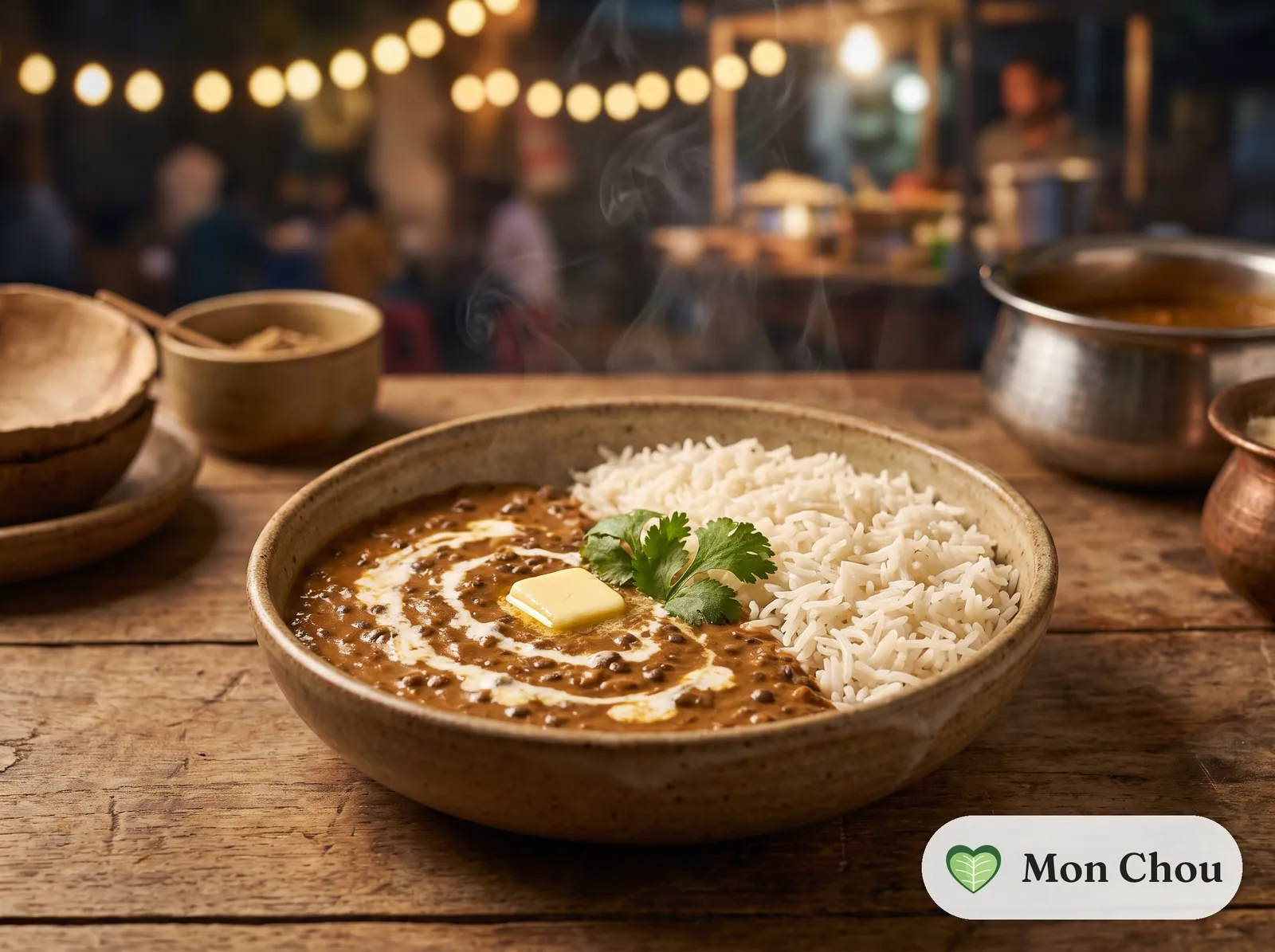 Dal makhani et riz basmati
