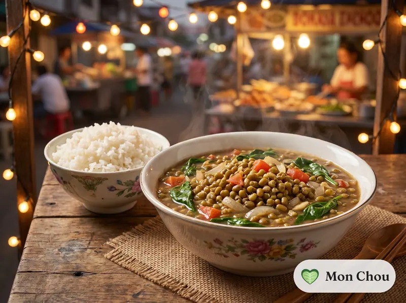 Ginisang monggo et riz