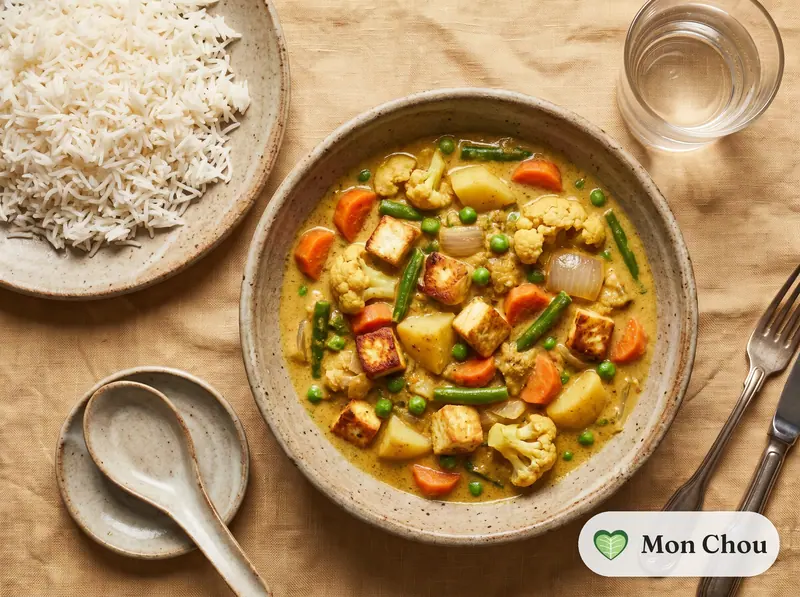 Navratan korma et riz