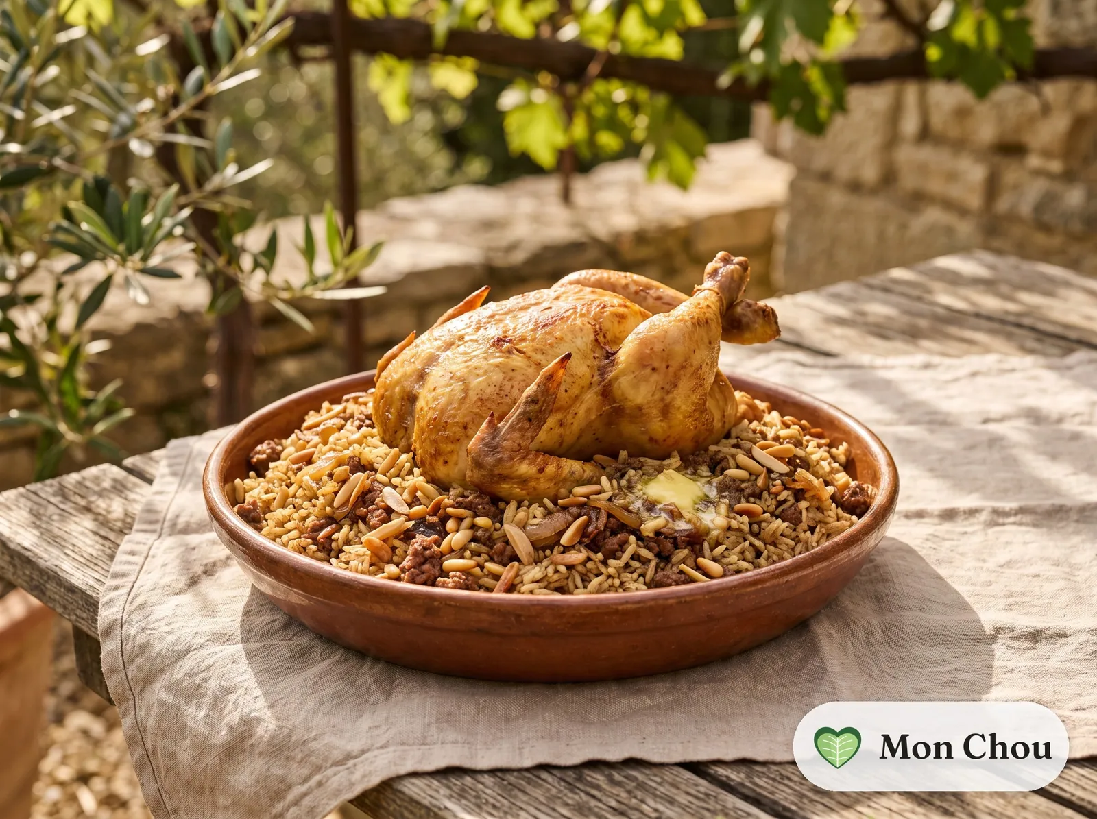 Poulet au riz hashweh