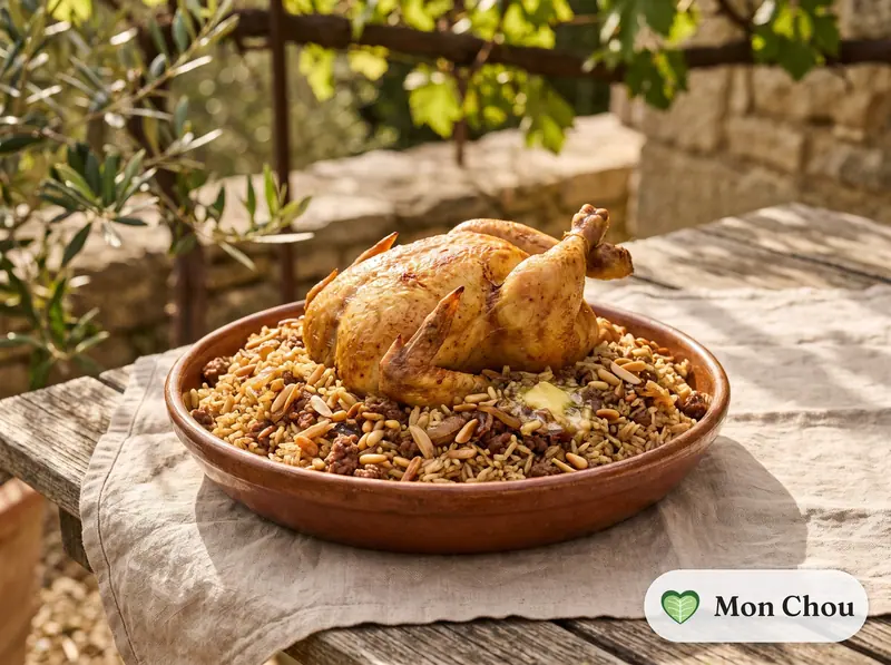Poulet au riz hashweh