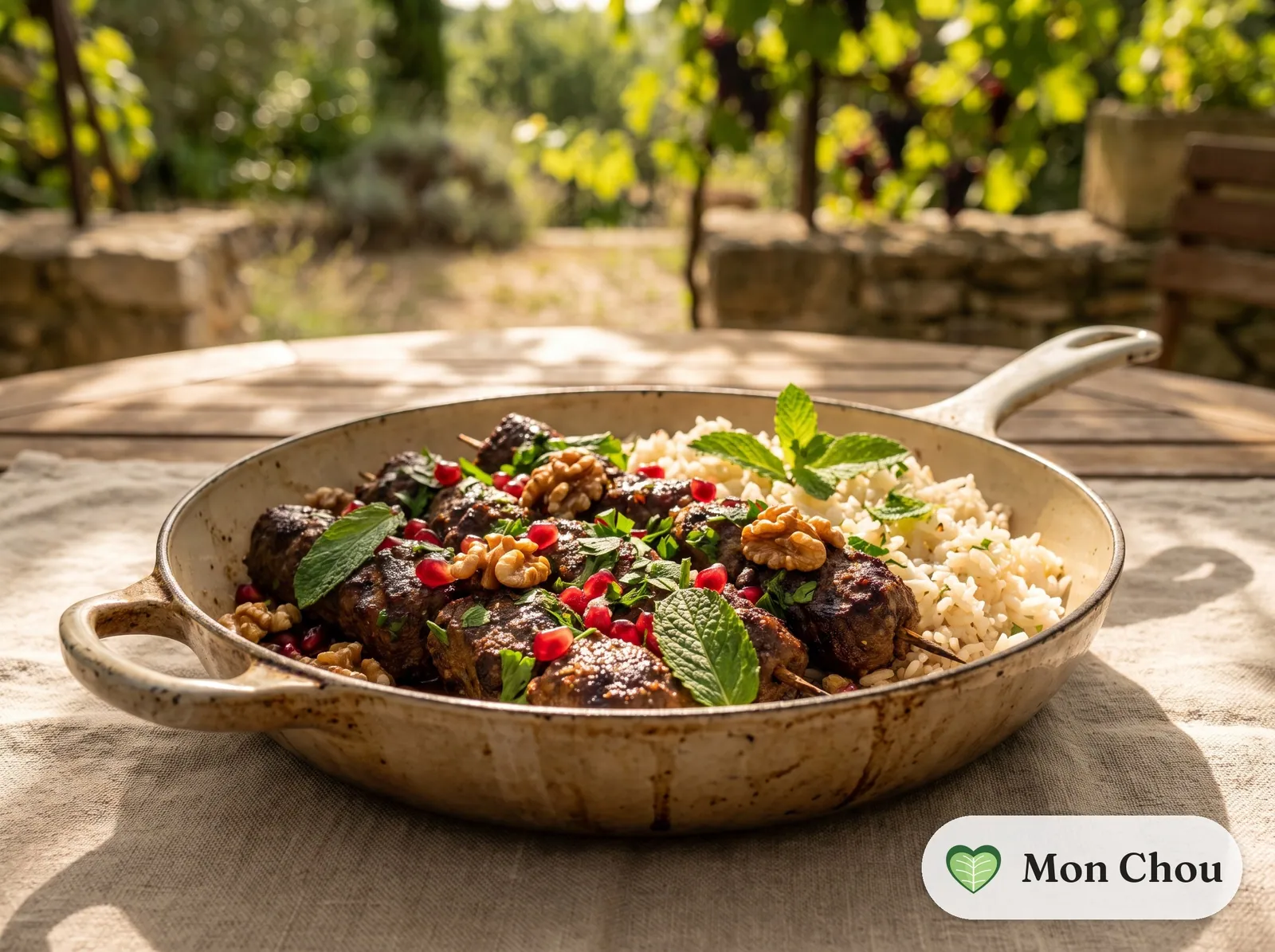 Kabab torsh et riz