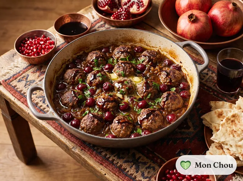 Kebab aux cerises