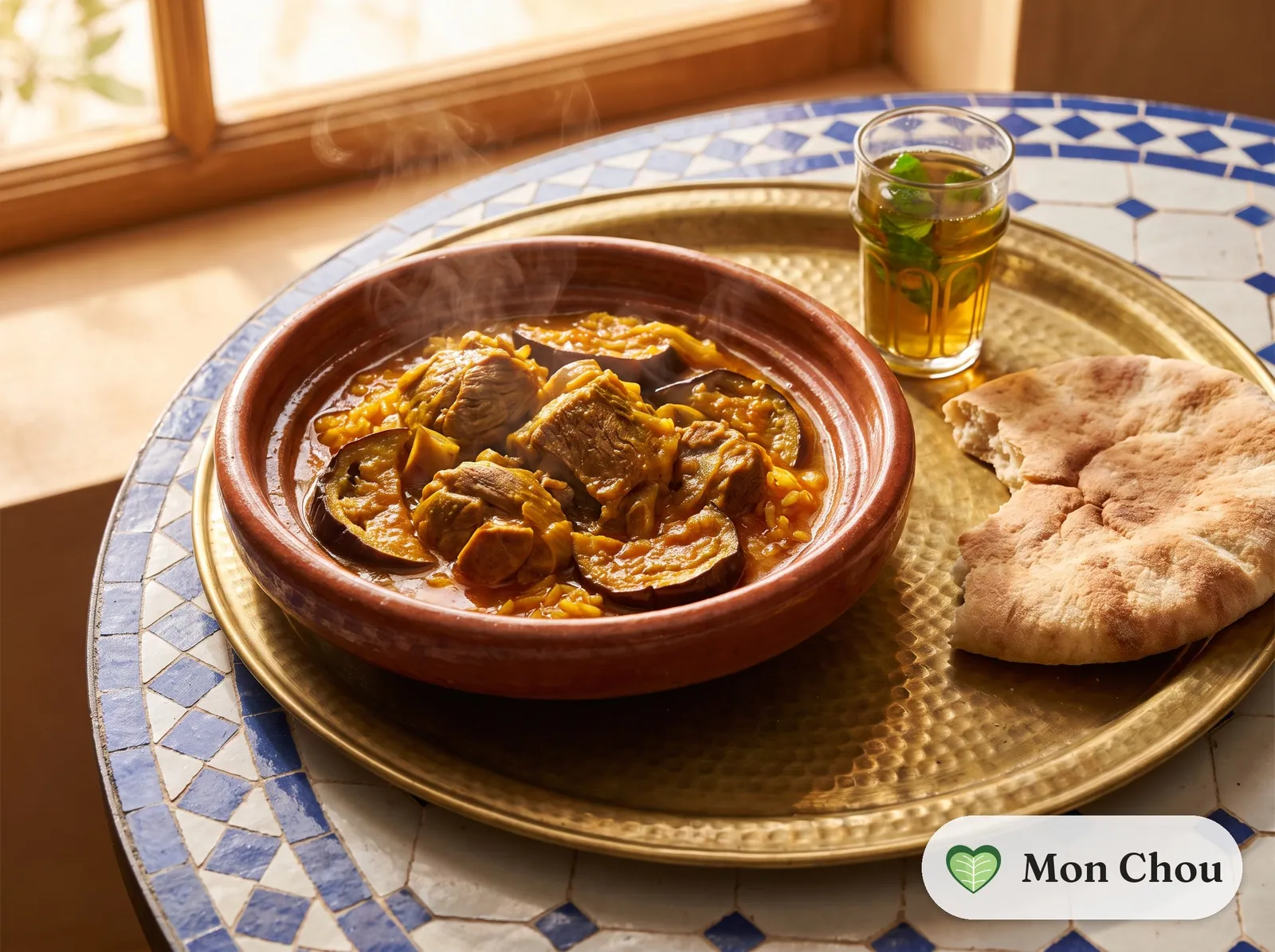 Khoresh bademjan et riz