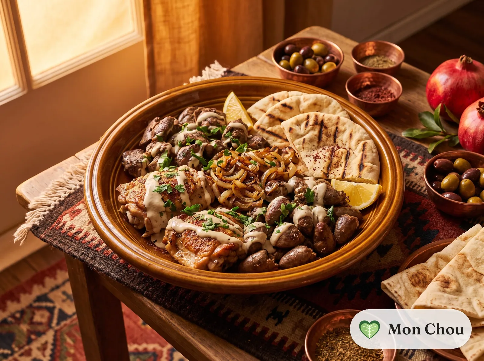 Jerusalem mixed grill in pita