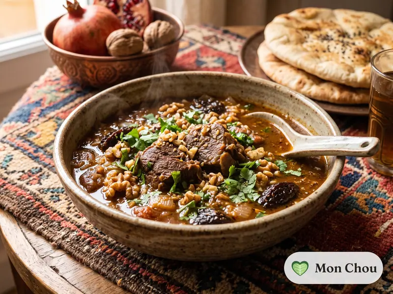 Kharcho au bœuf et riz