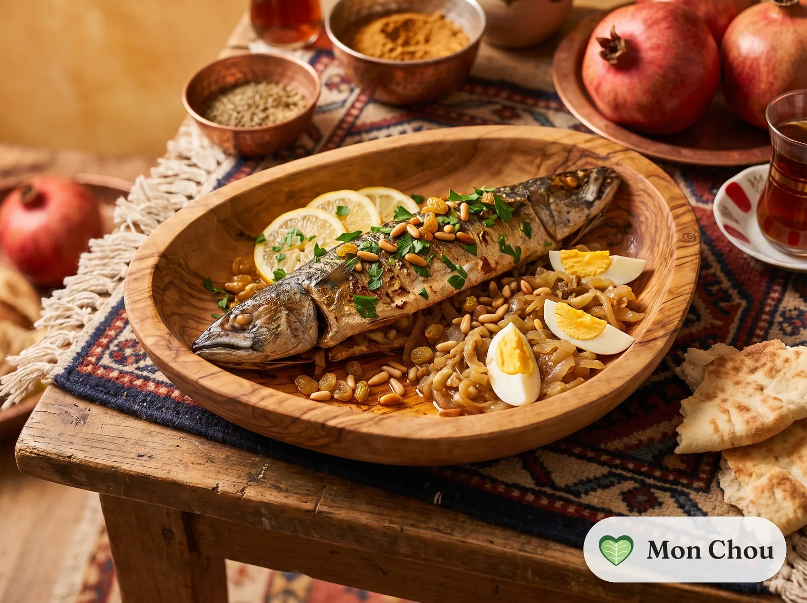 Turkish stuffed mackerel