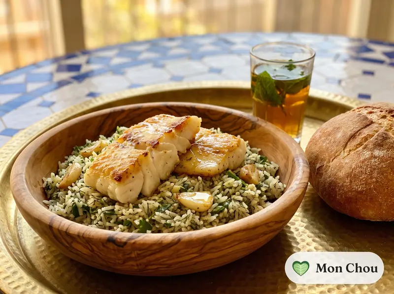 Sabzi polo ba mahi