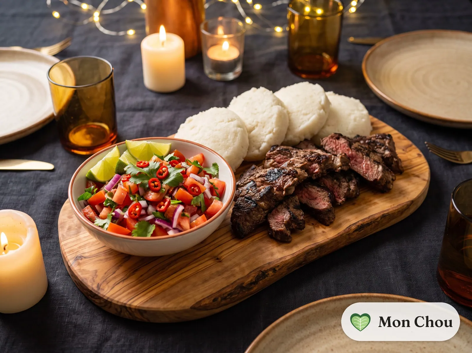 Nyama choma, ugali et kachumbari