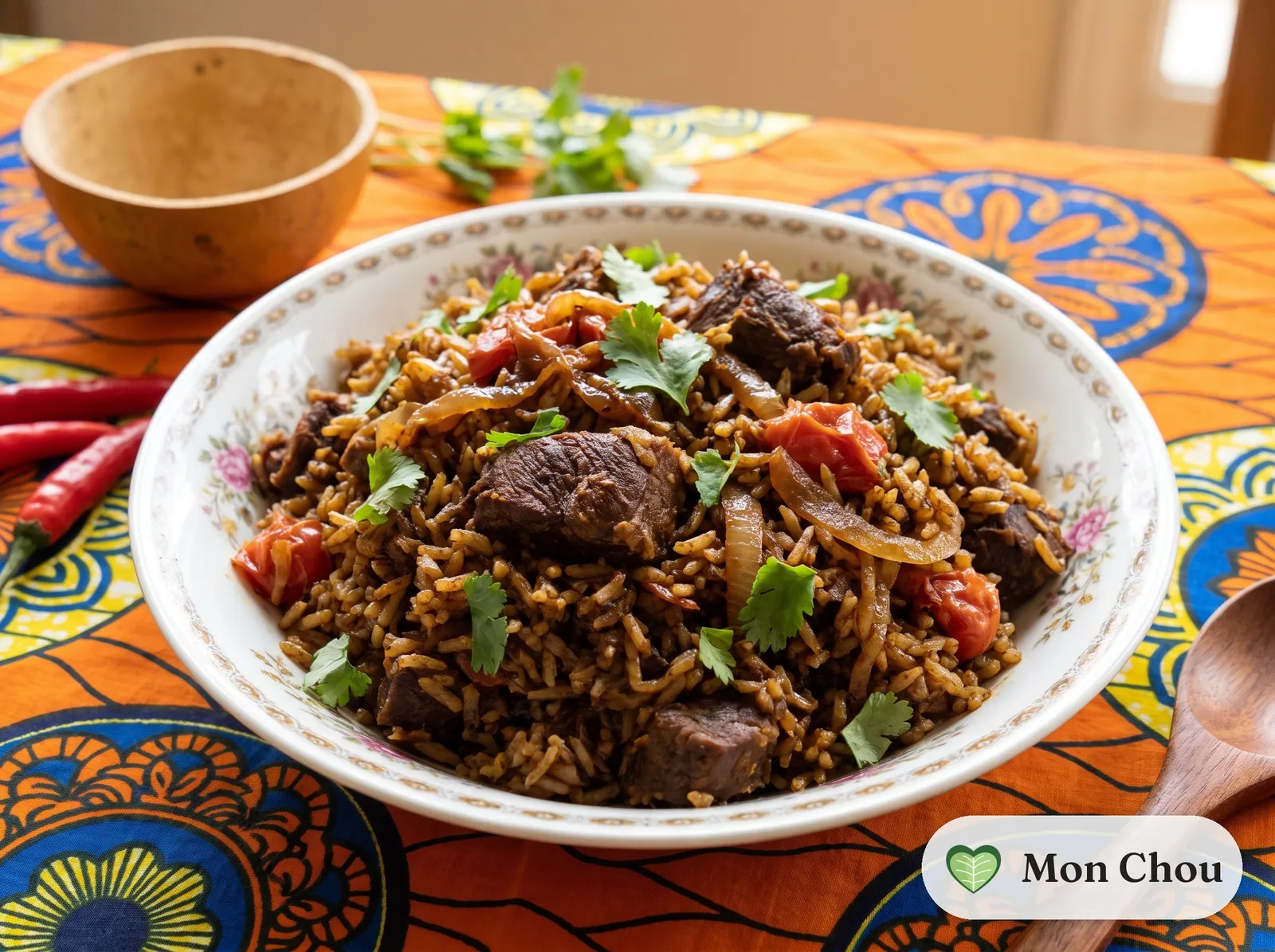 Pilau kényan au bœuf