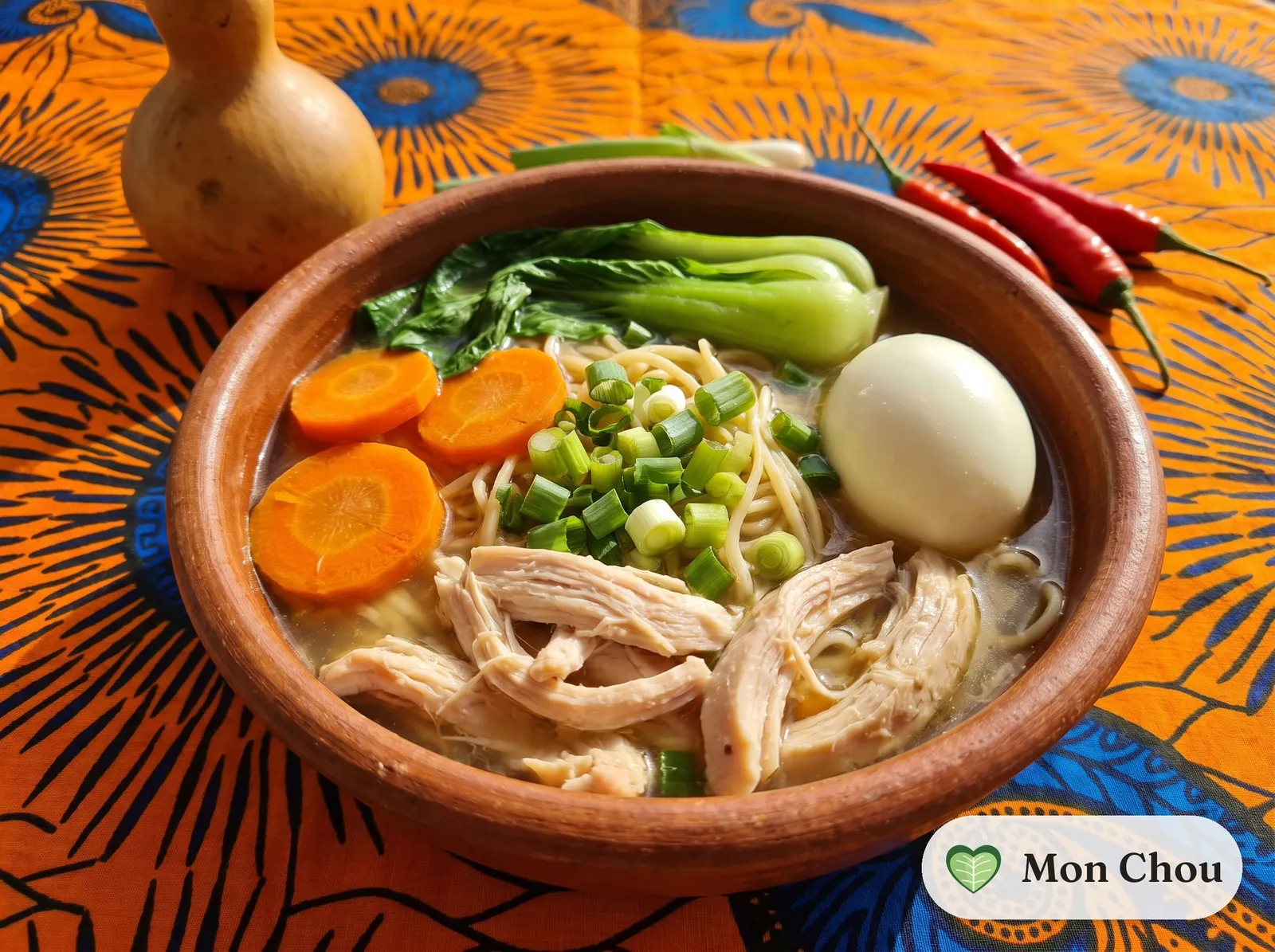 Soupe chinoise malgache au poulet