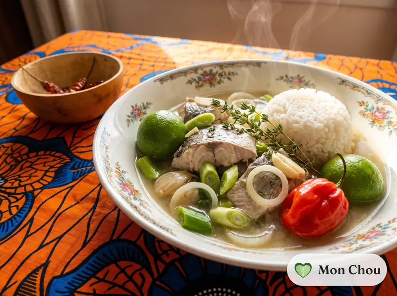 Blaff de poisson et riz