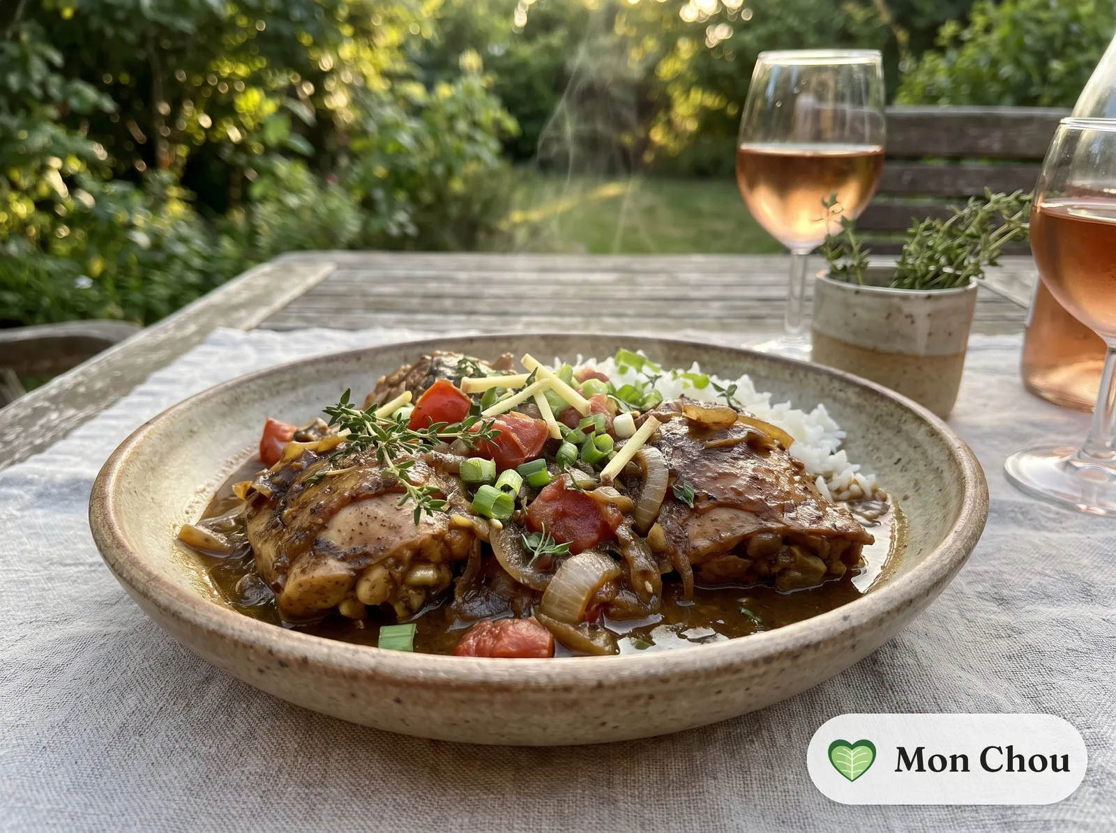 Cari poulet et riz