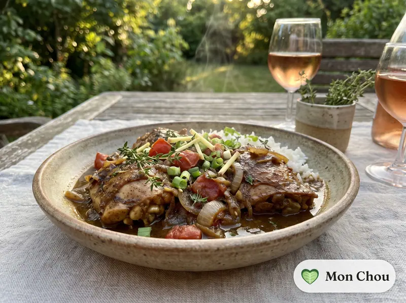Cari poulet et riz