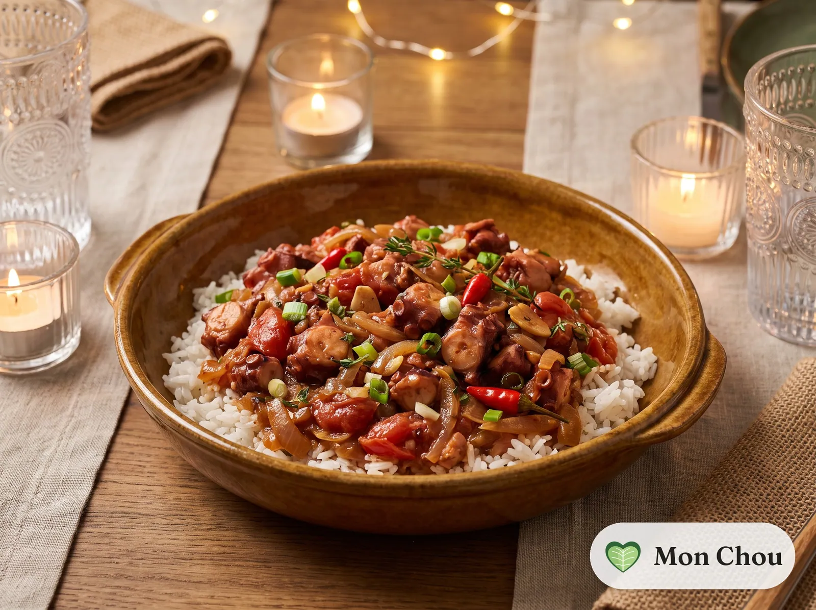 Fricassée de chatrou et riz