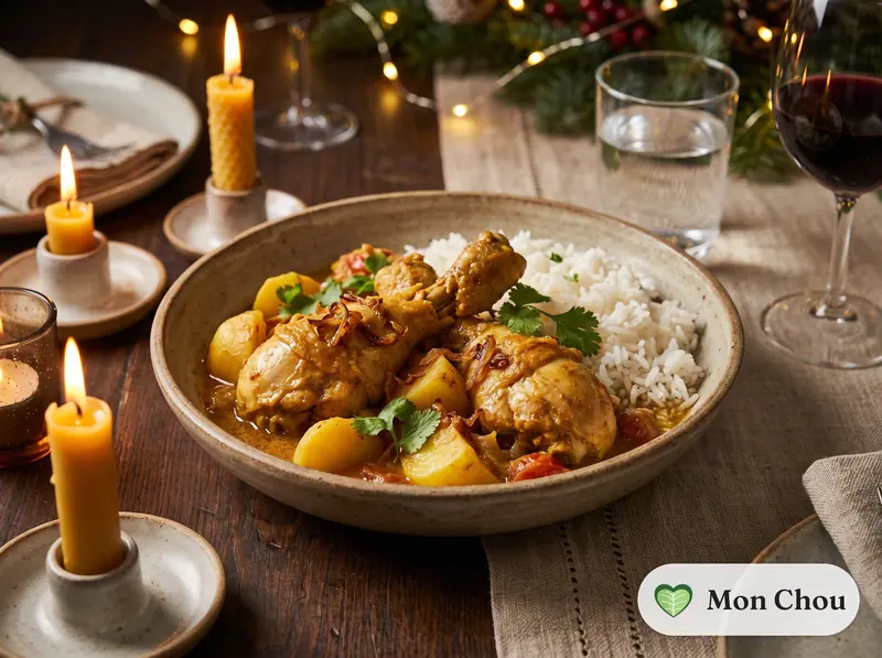 Kalia de poulet et riz