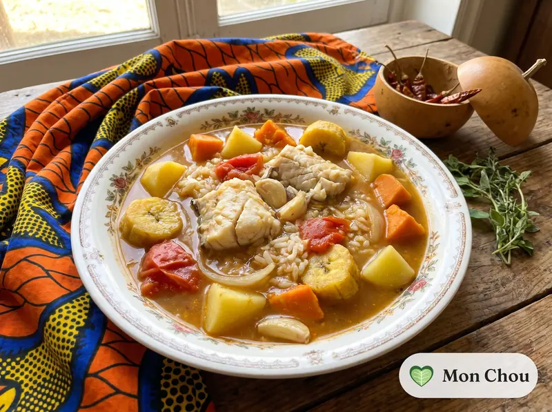 Caldo de peixe et riz