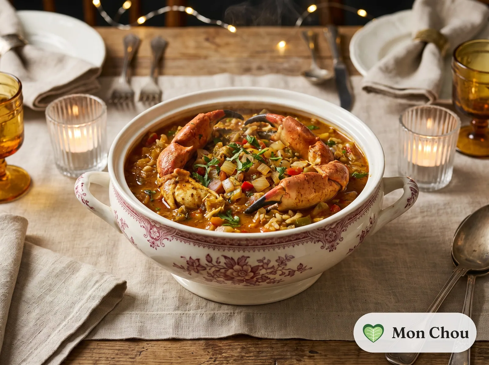Crab matoutou with rice