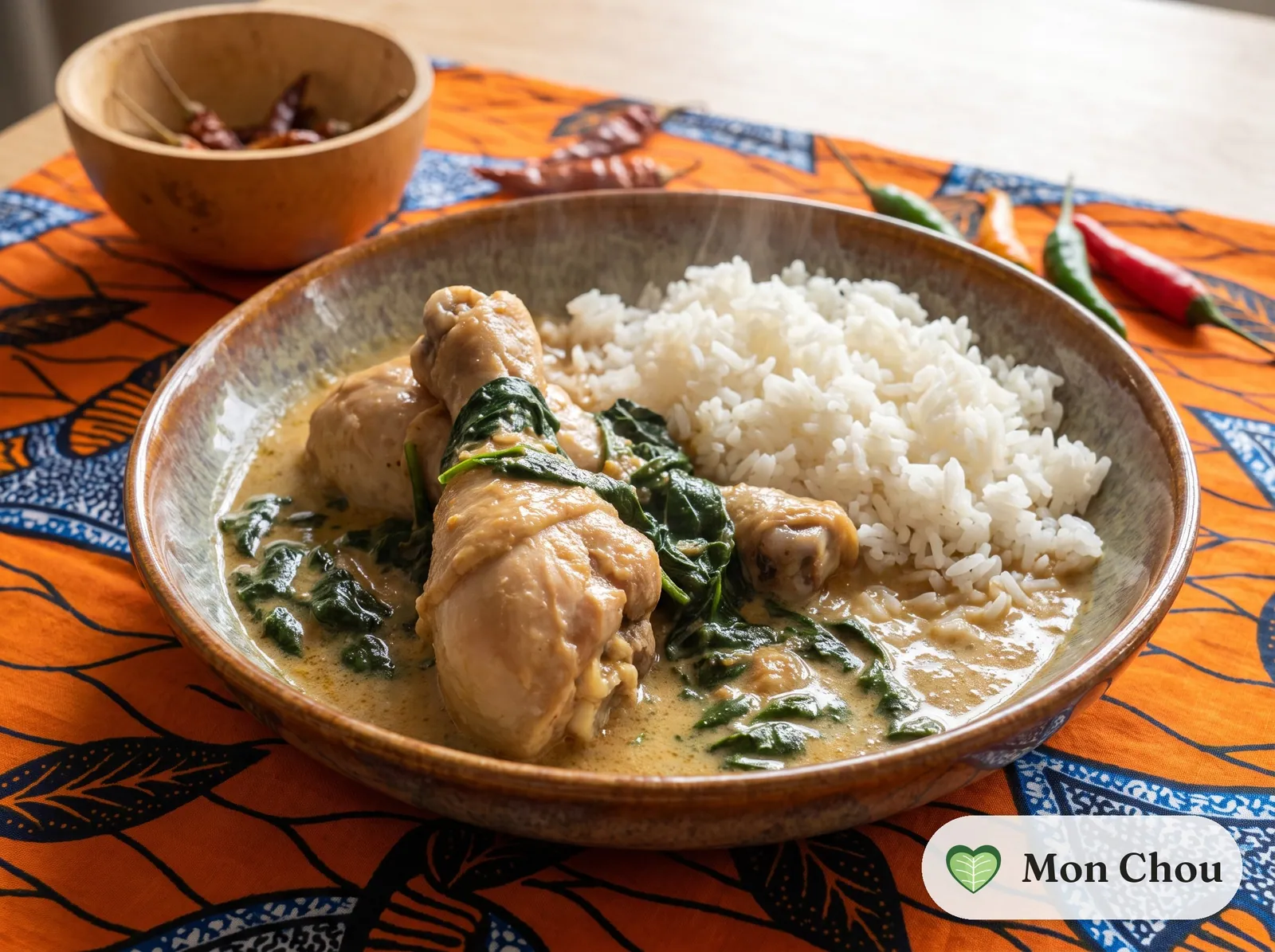 Poulet fafa et riz