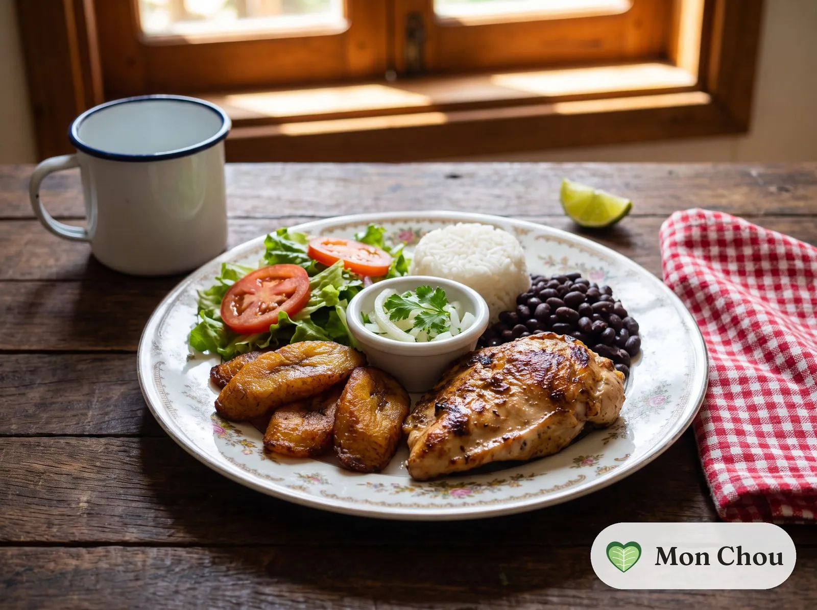 Costa Rican chicken casado
